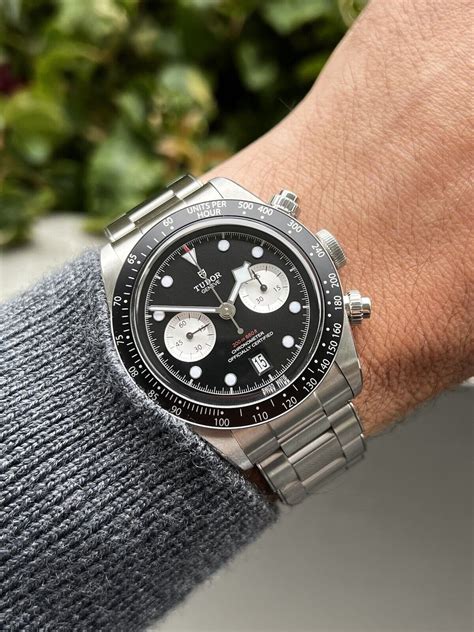 tudor black bay chrono wartezeit|tudor black bay chrono used.